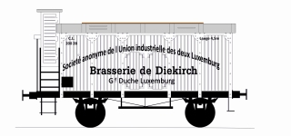BuBi Model H040079 - H0 -  Bierwagen Luxemburg
